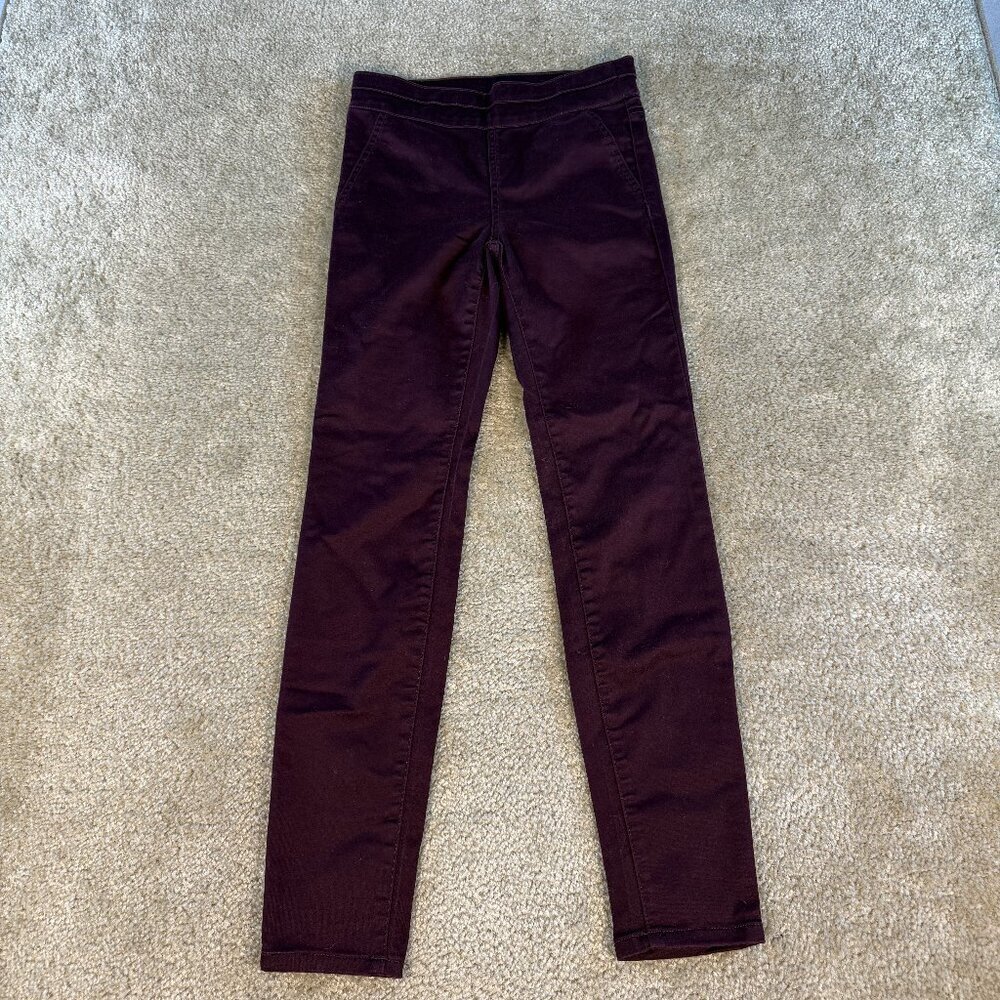 New York & Company Red Burgundy Size XS High Waist Pull-on Legging Soho F416